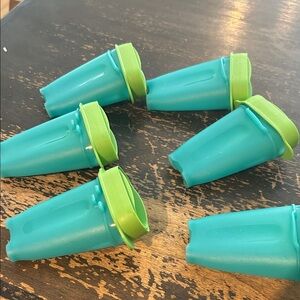 Green and Blue Popsicle Molds